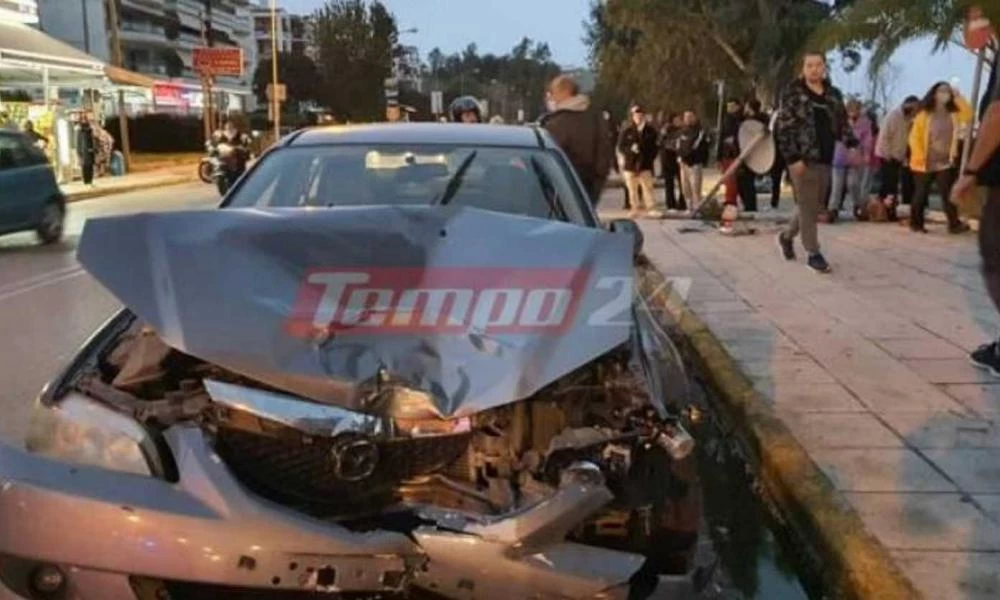 Πάτρα: Σοκαριστικό τροχαίο – Αυτοκίνητο χτύπησε 2 πεζούς